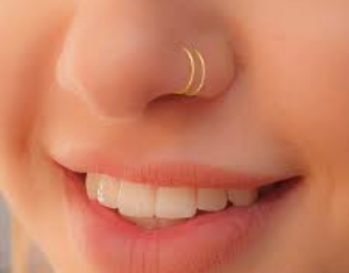 double nose piercing opposite side
